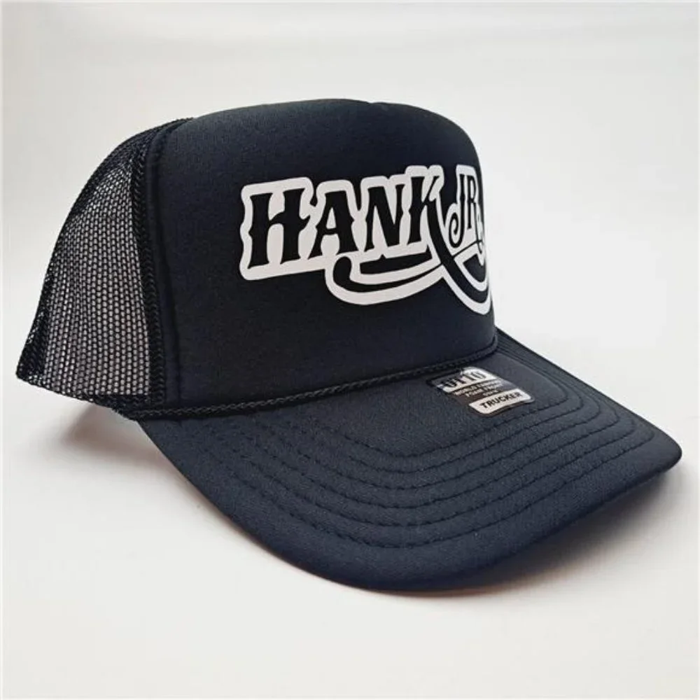 Hank Williams Jr Bocephus Hat Cap Vintage Foam Trucker Style Mesh Snapback Outla